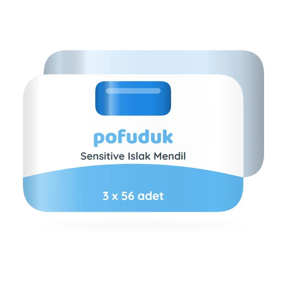 Pofuduk Sensitive Islak Mendil 3x56 Adet