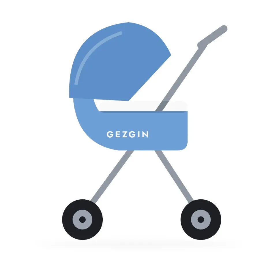 Gezgin Kolay Katlanır Baston Araba